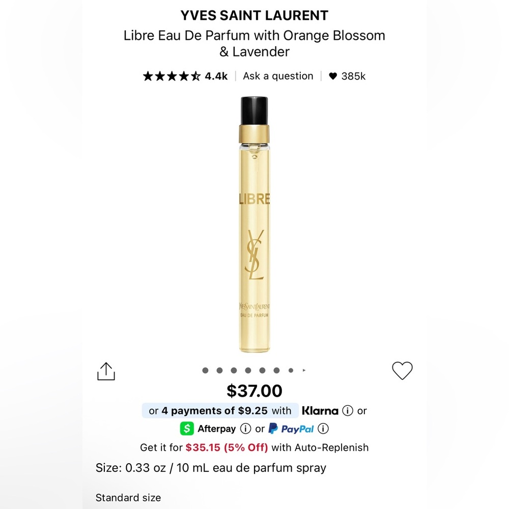 YSL Libre 3-pc Set includes EDP Full size: 90ml/Travel size 10 ml & lipstick - Picture 3 of 7